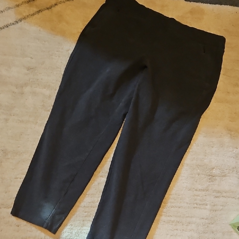 Talbots Charcoal Straight-Leg Pants